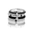 Adolfo Courrier Black & White Ring - Bild 2