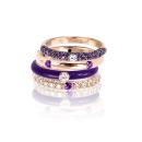 Adolfo Courrier Viola Ring - Bild 2