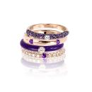 Adolfo Courrier Viola Ring - Bild 2