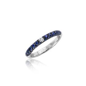 Weißgold, Ringe, Adolfo Courrier Jeans Ring P2-J-02