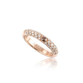 Roségold, Ringe, Adolfo Courrier Cioccolato Ring P1-CIO-01