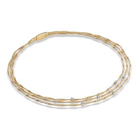 Weißgold, Halsschmuck, Marco Bicego Marrakech Collier CG338 B YW