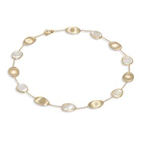 Gelbgold, Halsschmuck, Marco Bicego Lunaria Halskette CB2099 MPW Y