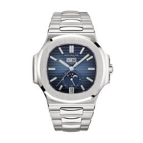 Herrenuhr, Patek Philippe Nautilus Jahreskalender Mondphase 5726/1A-014