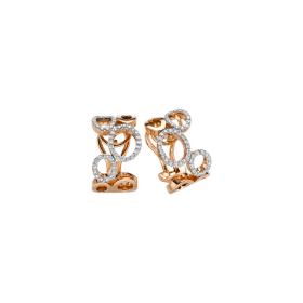 Roségold, Ohrringe, Leo Wittwer Panta rhei® Ohrclips 51-0982173-1000