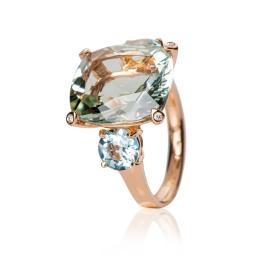 Roségold, Ringe, Peter Fischer Ring 6314938-399