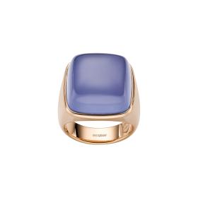 Roségold, Ringe, Leo Wittwer Contemporary Cocktailring Chalcedon 12-0991573-0053