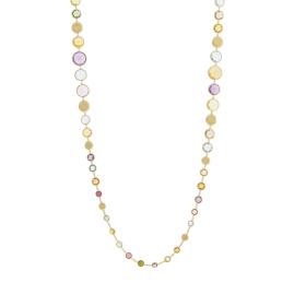 Gelbgold, Halsschmuck, Marco Bicego Jaipur Colour Lange Halskette CB2159 MIX01 Y