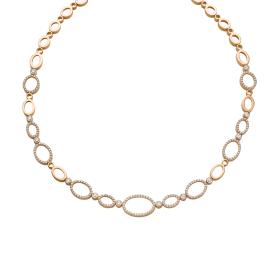 Roségold, Halsschmuck, Leo Wittwer Panta rhei® Collier 31-0990473-1000