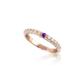 Roségold, Ringe, Adolfo Courrier Viola Ring P2-VIO-01