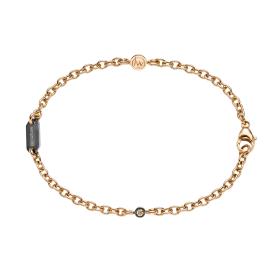 Roségold, Armschmuck, Leo Wittwer Men Armband 62-1000273-5000