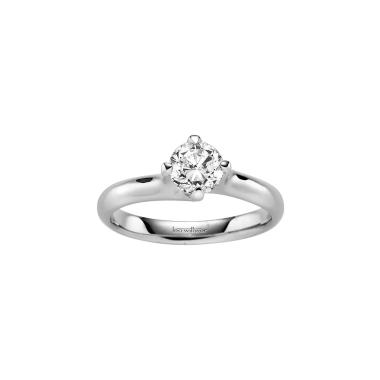 Ringe, Weißgold, Leo Wittwer Candlelight Solitaire Ring