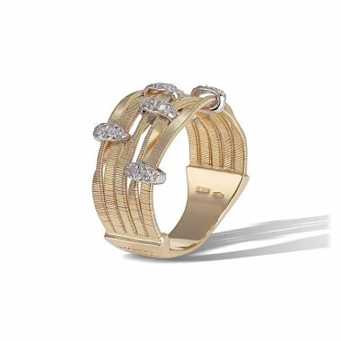 Ringe, Weißgold, Marco Bicego Marrakech Onde Ring