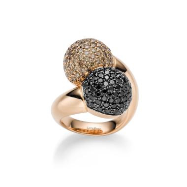 Ringe, Roségold, Leo Wittwer Contemporary Ring