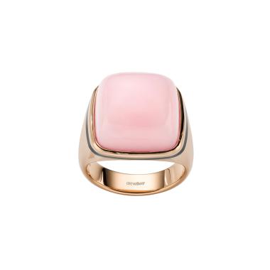 Ringe, Roségold, Leo Wittwer Contemporary Cocktailring Opal