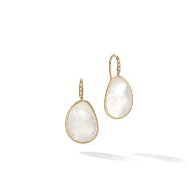 Ohrringe, Gelbgold, Marco Bicego Lunaria Ohrringe Mother Of Pearl