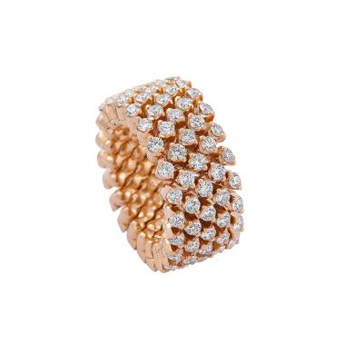 Ringe, Roségold, Serafino Consoli Brevetto Multi-Size Ring