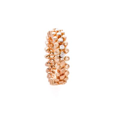 Ringe, Roségold, Serafino Consoli Brevetto Multi-Size Ring