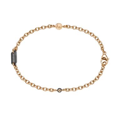 Armschmuck, Roségold, Leo Wittwer Men Armband